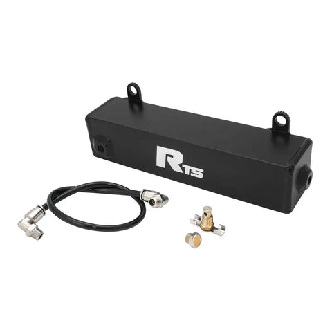 RTS RTS Transmission Overflow Catch Can Ford C4 Rectangular 1.0L Capacity Aluminium Black Powdercoated