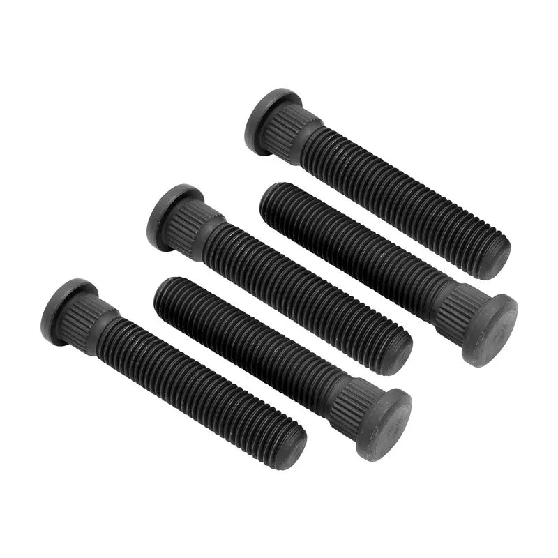 RTS RTS Wheel Studs Axle Studs Press-In 2.500inc Length M12 x 1.5 Right Hand Thread .509 Knurl Dia Late GM Set of 5