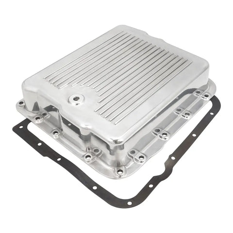 RTS RTS Transmission Pan Extra Capacity Aluminium Polished Finned Chev Holden Commodore 700R4 4L60