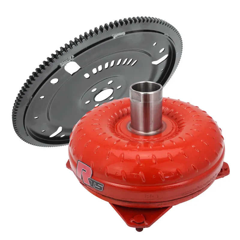 RTS RTS Bandit Plus 10 High Stall Torque Converter & Flexplate Package SB Ford C4 26 Spline 3200-3600 Stall 650HP