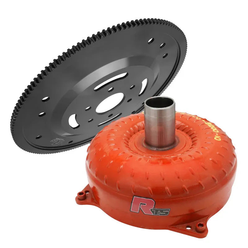 RTS RTS Bandit Billet Plus BB Ford C6 10'' High Stall Torque Converter & Billet Flexplate 1.375'' Pilot 3200-3600 9...