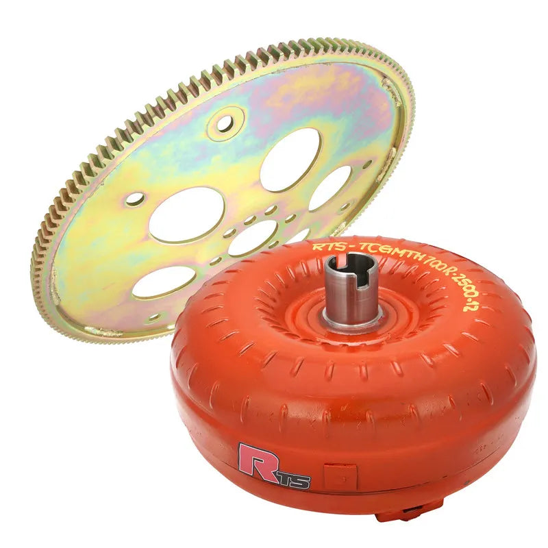RTS RTS Stalker 12'' High Stall Torque Converter & Flexplate Kit GM TH700R4/4L60/4L60E 30 Spline 550HP 2200-2500 Holden V8 Commodore Kit