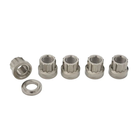 RTS RTS Wheel Lug Nut w/Washer Kit 5/8"-18 Grade 5 Titanium Drag Race 5 Pack