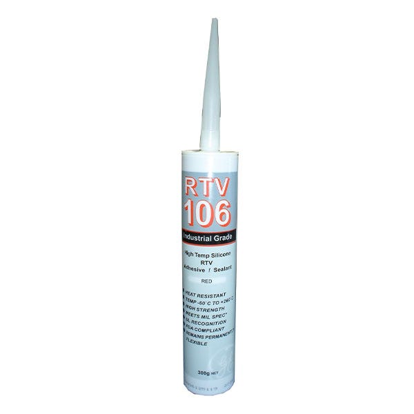 Sealants Aust Silicone Red Rtv106 300gm RTV106R