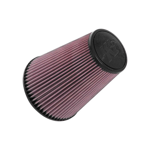 K&N Filters Universal Clamp-On Air Filter - 6" ID x 7.5" Base OD x 4.5" Top OD x 9" H - Rubber Top