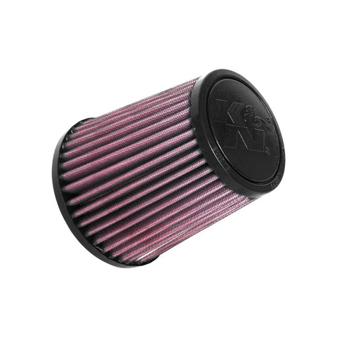 K&N Filters Universal Clamp-On Air Filter - 2.5" ID x 4.5" Base OD x 3.5" Top OD x 5" H - Rubber Top
