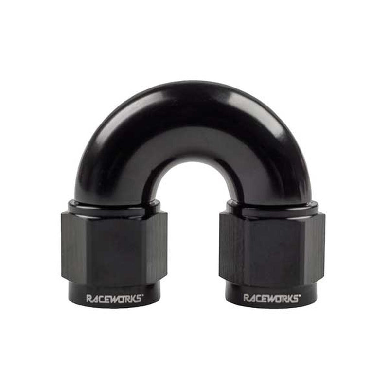 Raceworks Female To Female Swivel An-8 180 Deg