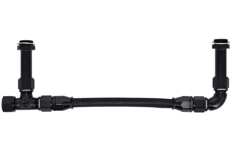 Raceworks Dominator Carburettor Dual Feed Fuel Line Kit AN-8