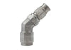 Raceworks Teflon Hose Fitting AN-6 45 Deg Stainless Steel