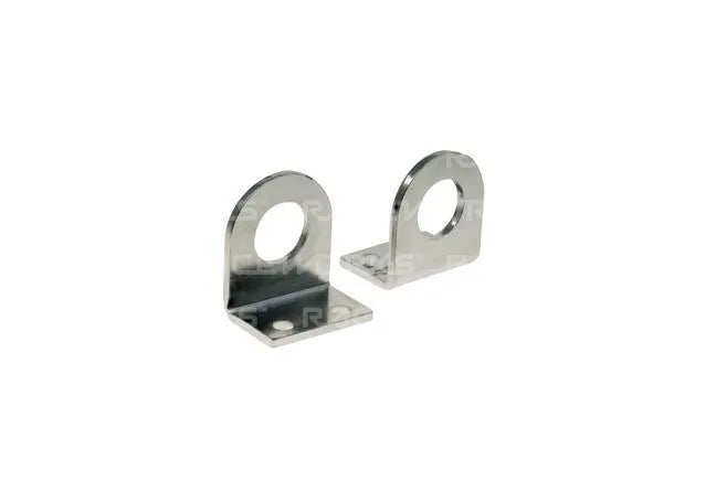 Raceworks Brake Hose Mounting Bracket Bolt-On 90 Deg 2Pk