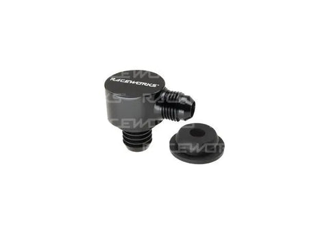 Raceworks Brake Booster 1-Way Valve AN-6 W/ 13/16in. Grommet