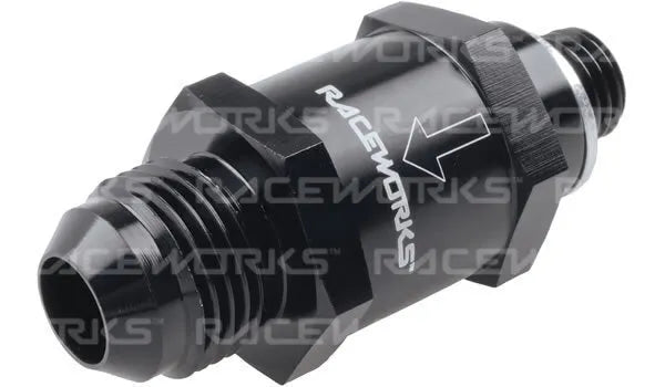 Raceworks One Way Valve M12x1.5 To AN-6