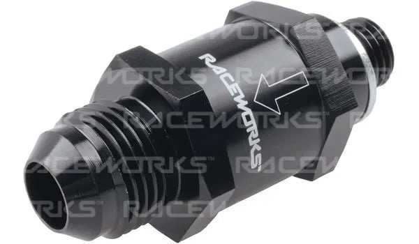 Raceworks One Way Valve M12x1.5 to AN