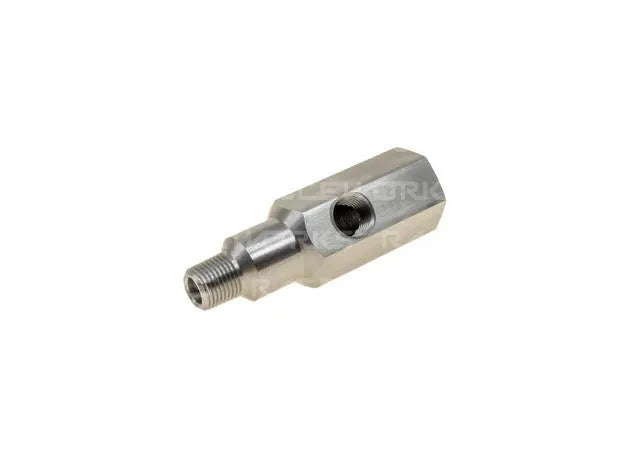 Raceworks Stainless Oil Pressure Tee/Gauge Adapter 1/4in. NPT