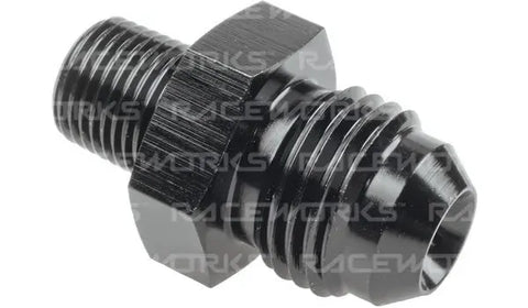 Raceworks Adapter Fittings - AN Male Flare to NPT Straight