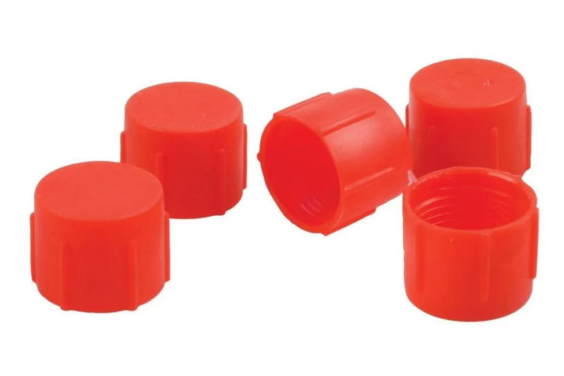 Raceworks AN-16 Plastic Male Flare Cap PK5