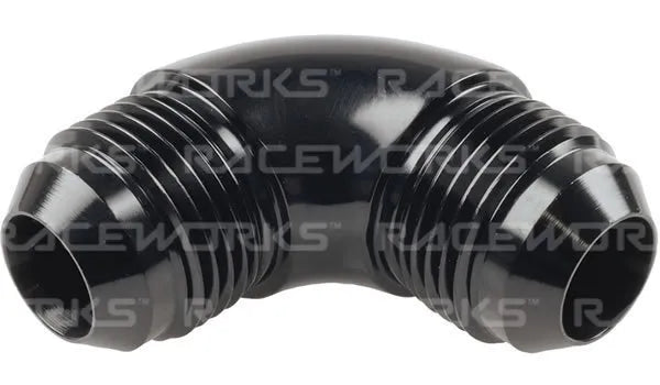 Raceworks Male Flare Union AN 90 Degree