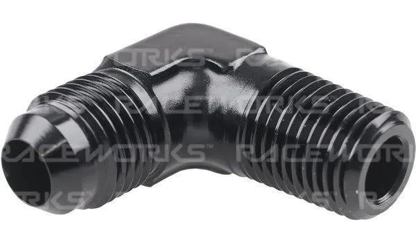 Raceworks AN-10 Male Flare to NPT 3/4'' 90 Deg