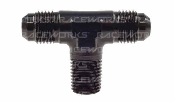 Raceworks AN-3 Male Flare with 1/8 NPT on Branch
