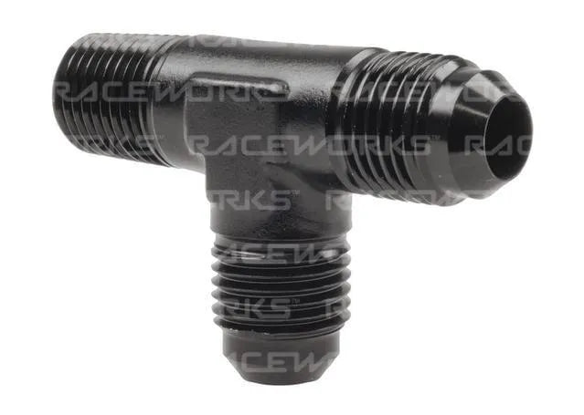 Raceworks Tee AN-12 - 3/4" NPT On Run