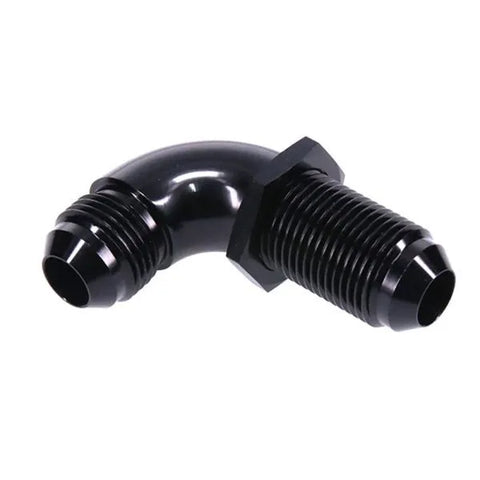 Raceworks AN-3 Stainless Steel 90 Deg Bulkhead Male Flare