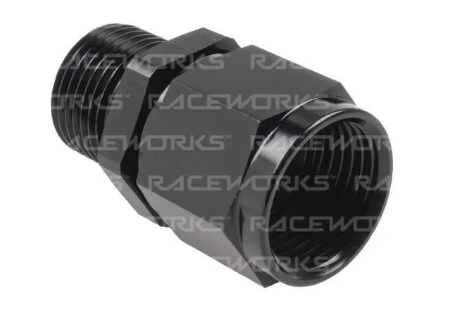 Raceworks RWF-906-08-M18BK Female An-8 To Male Metric
