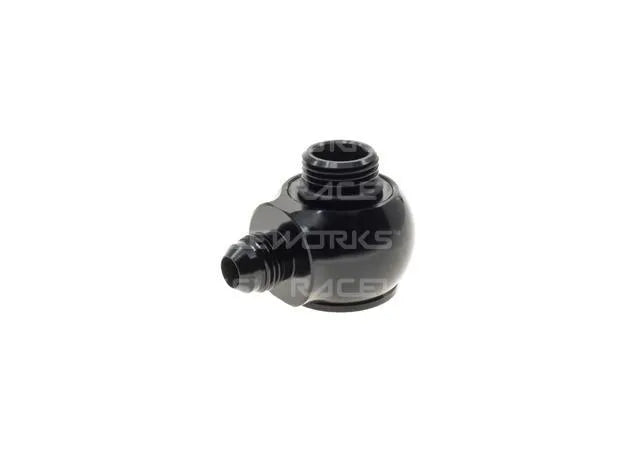 Raceworks Low Profile Banjo Adapter Male Flare AN-6 To Orb AN10
