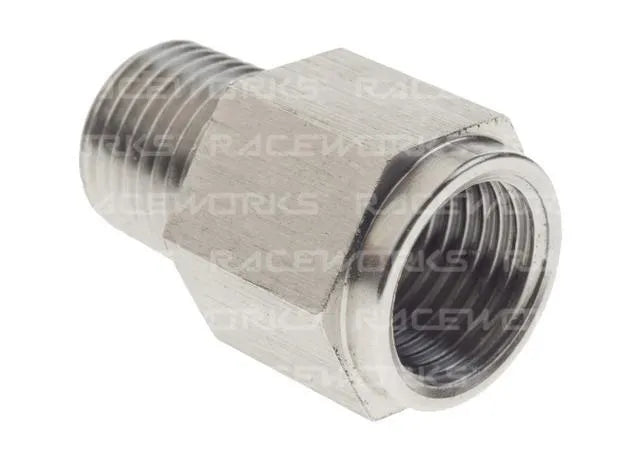 Raceworks RWF-925-02-M10SS 1/8 Npt Male To M10 x 1.0