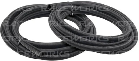 Raceworks Black Nylon Cutter E85 Hose AN-8 1 Metre