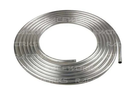 Raceworks 300 Series Hard Line AN-3 - Raw Stainless Steel