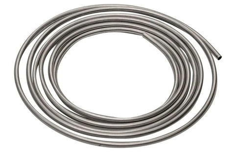 Raceworks 300 Series Hard Line AN-6 - Raw Stainless Steel