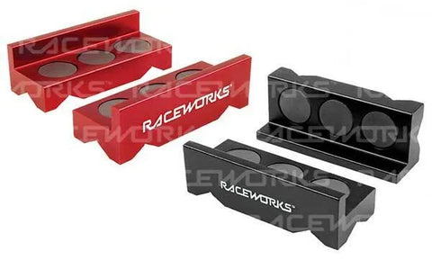 Raceworks Billet Aluminium Vice Jaws - Black