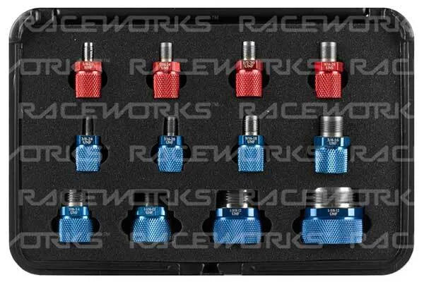Raceworks AN/Imperial Thread Indentification Kit - 12 Piece