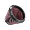 K&N Filters Universal Clamp-On Air Filter - 6" ID x 7.5" Base OD x 4.5" Top OD x 6" H