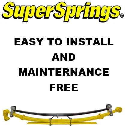 SuperSprings 975mm Spring 4 Extra Heavy Duty - Red (Hilux 15-20) — fits Toyota Hilux An120 An130 Series