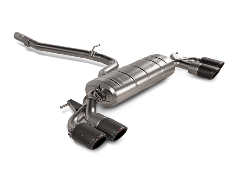 Akrapovic Evolution Line Titanium (S3 Sedan 8Y 20+) — fits Audi S3