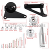 Honda K20 / K24 AC/PS Eliminator Delete Pulley Kit