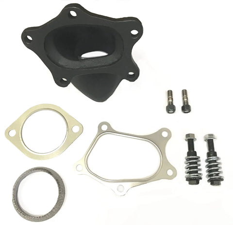 AVO Twin Scroll 5 Speed Automatic 3" Front Pipe with Cat (Liberty GT 04-06/Outback 05-06) — fits Subaru Liberty Sed...
