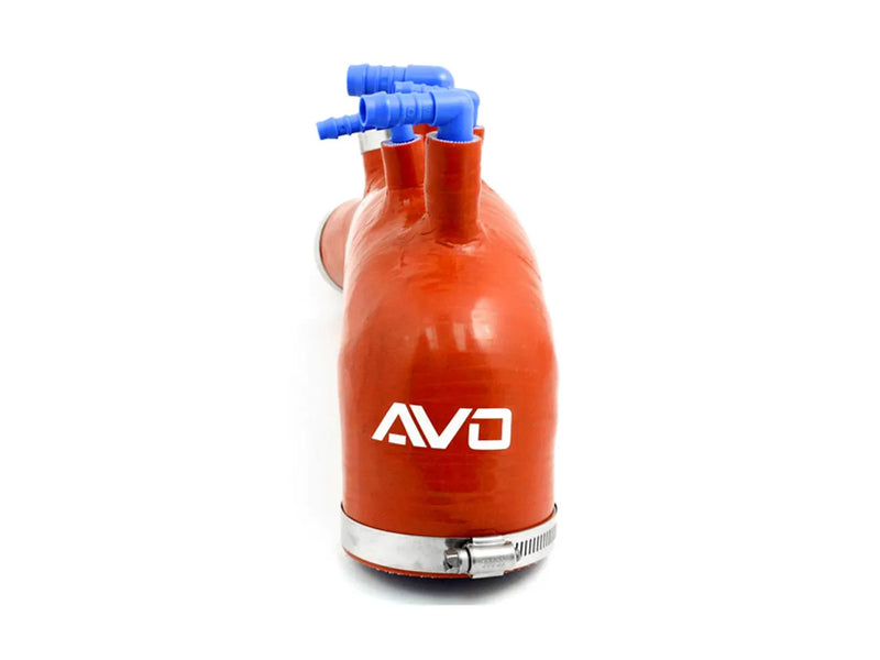 AVO Plastic Intake Manifold Silicone Intake Pipe Kit - Red (Forester 09-13/Outback 05-09) — fits Subaru Forester