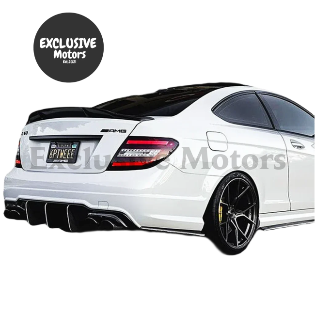 Mercedes-Benz C-Class W204 Ducktail Lip Spoiler (2008-2014)