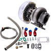 Maxpeedingrods Anti Surge Turbocharger T3 Gt30 Gt3037 Gt3076 Turbo Oil Drain Inlet Outlet Lines