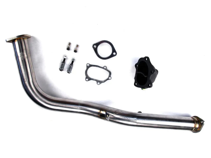 AVO S2D08M3GNOCAT Twin Scroll 3" Race Front Pipe w | Kren Offroad NZ