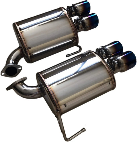 AVO Rear Muffler Kit with Dual Exit Exhaust Tips (Impreza 10-14)