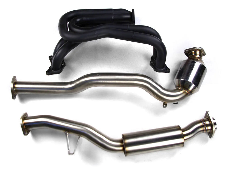 AVO CVT Ceramic Coated Header & 2 1/2" Front Pipe Kit with Cat (Crosstrek/Impreza 18+) — fits Subaru Impreza