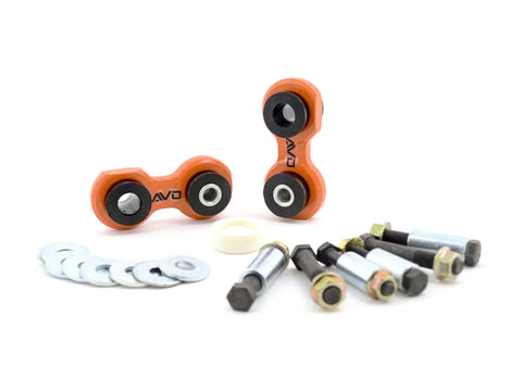 AVO 50mm Front Solid Sway Bar End Links (WRX 08-14/STI 06-15)