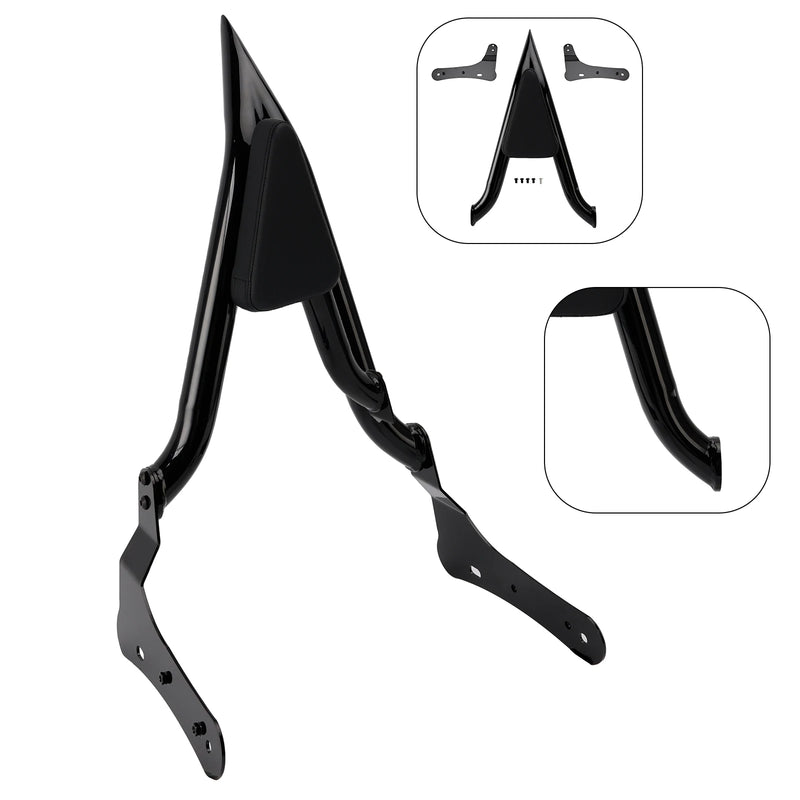 Powersports Pro Passenger Sissy Bar Backrest for Kawasaki VN650 Vulcan S 650 2015-2024
