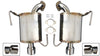 AVO Dual Rear Muffler Kit with 4" Exhaust Tips (Exiga GT 08-13 )