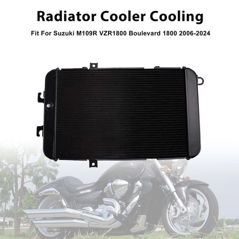 Powersports Pro Radiator Cooler Cooling For Suzuki M109R VZR1800 Boulevard 1800 2006-2015 2016 2017 2018 2019 2020 2021 2022 2023 2024