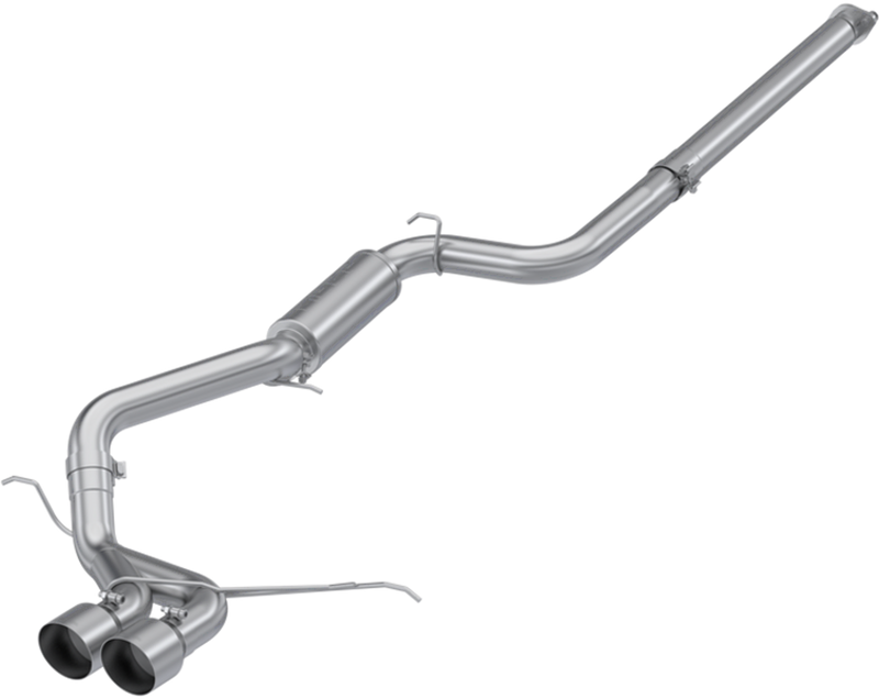 MBRP 3" Cat-Back Dual Rear Exit Race Profile (Focus ST 13-18 ) - Aluminized Steel