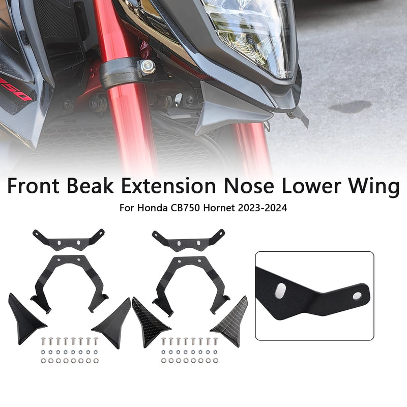 Powersports Pro Front Beak Extension Nose Lower Wing For Honda CB750 Hornet 2023-2024